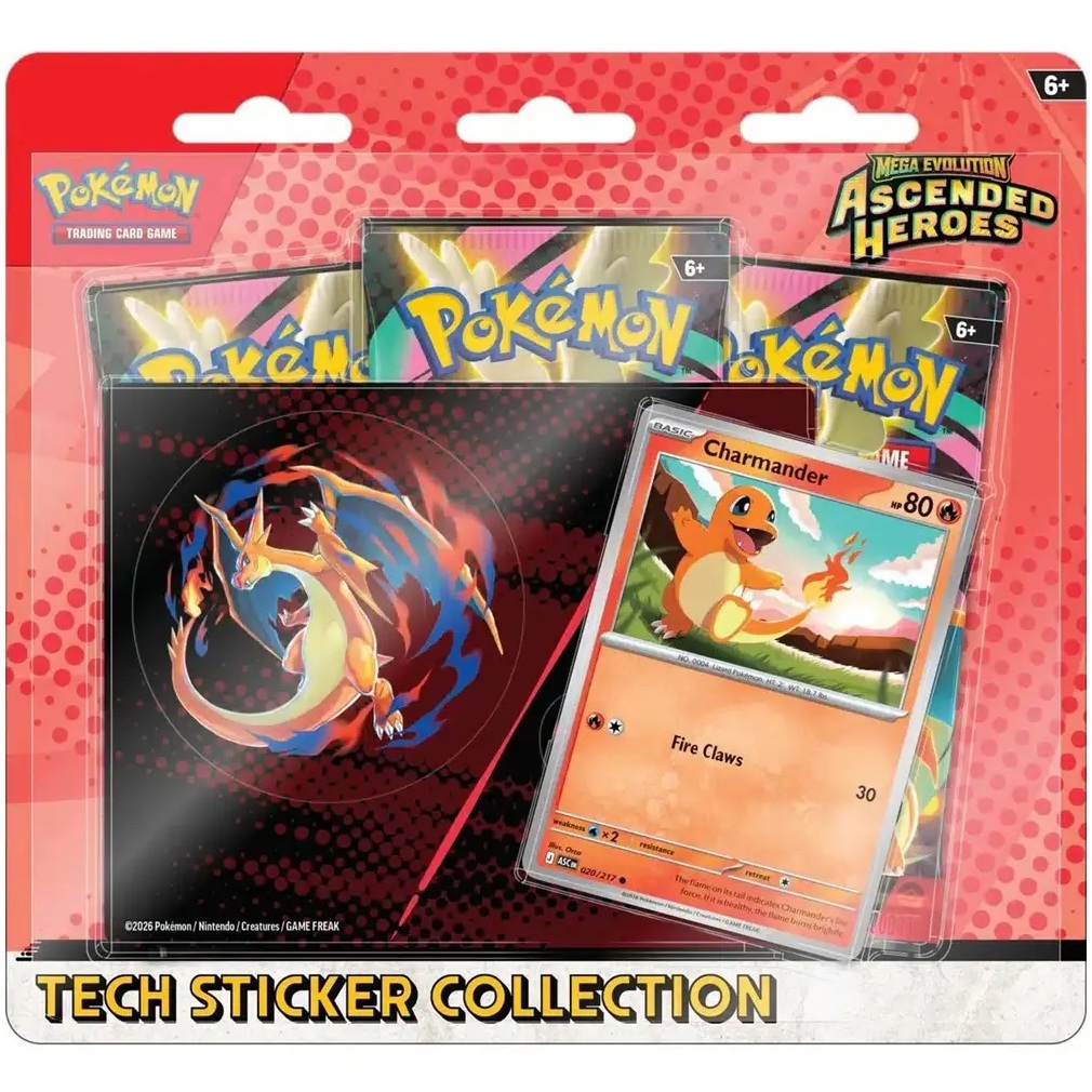 Ascended Heroes: Charmander Tech Sticker Collection